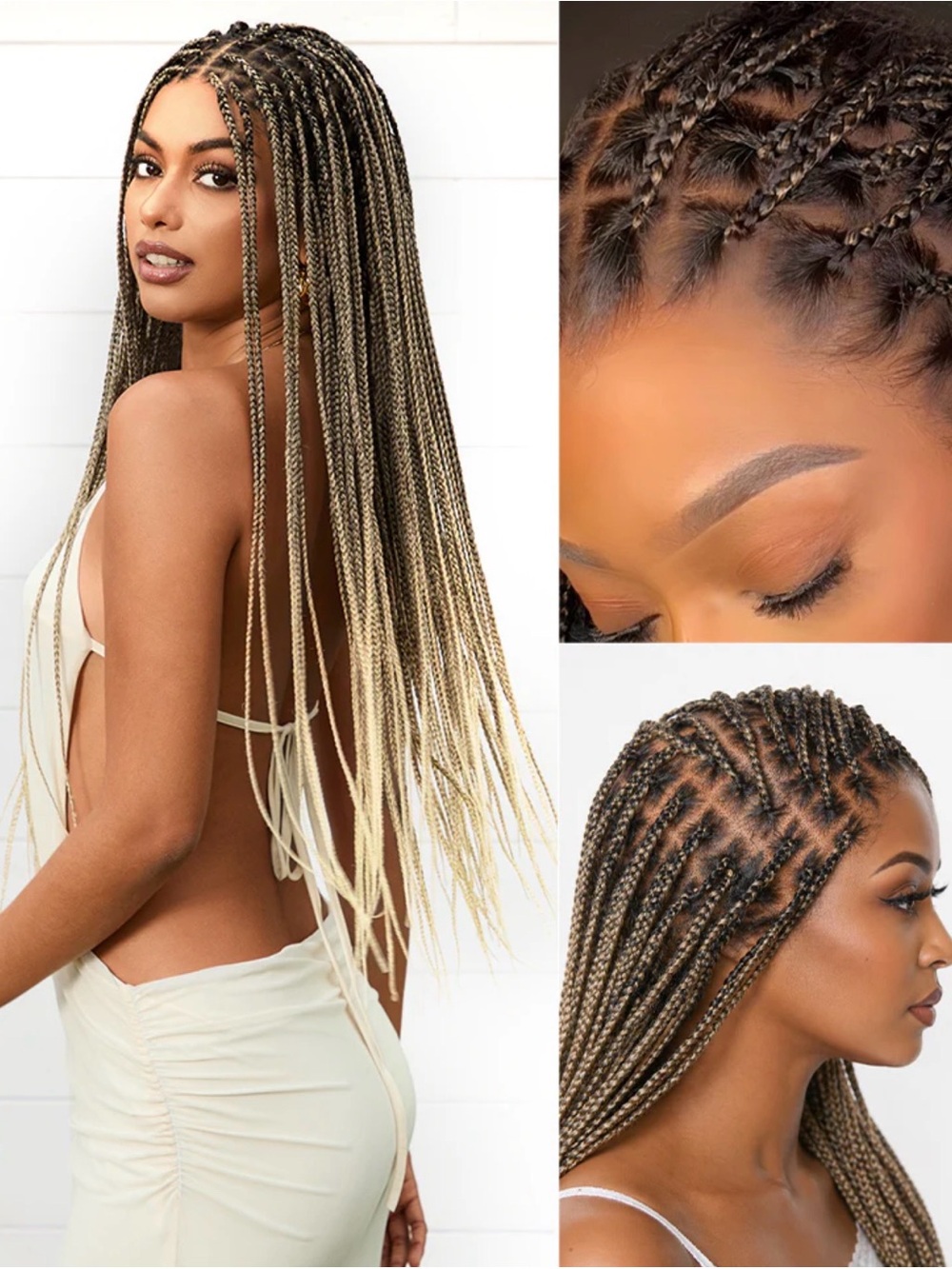 Blonde 613 OwnScalp™ Lightweight Knotless Box Braided Wig